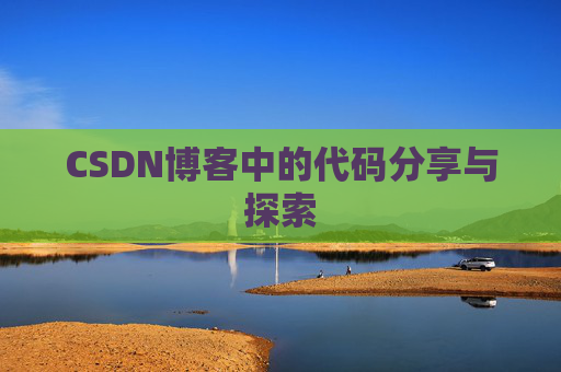 CSDN博客中的代码分享与探索
